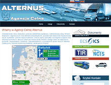 Tablet Screenshot of agencjacelna-alternus.pl